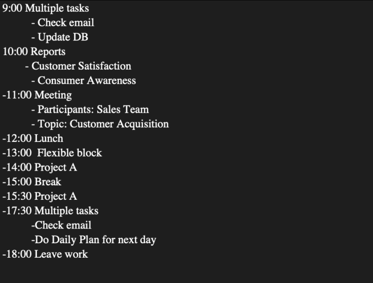 How to Plan Your Day: Taking Control of Your Time (With Examples) Dan ...